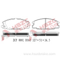 FMSI D363 car ceramic brake pad for ISUZU